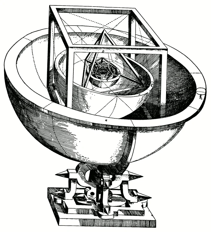 teoría de poliedros regulares Johannes Kepler