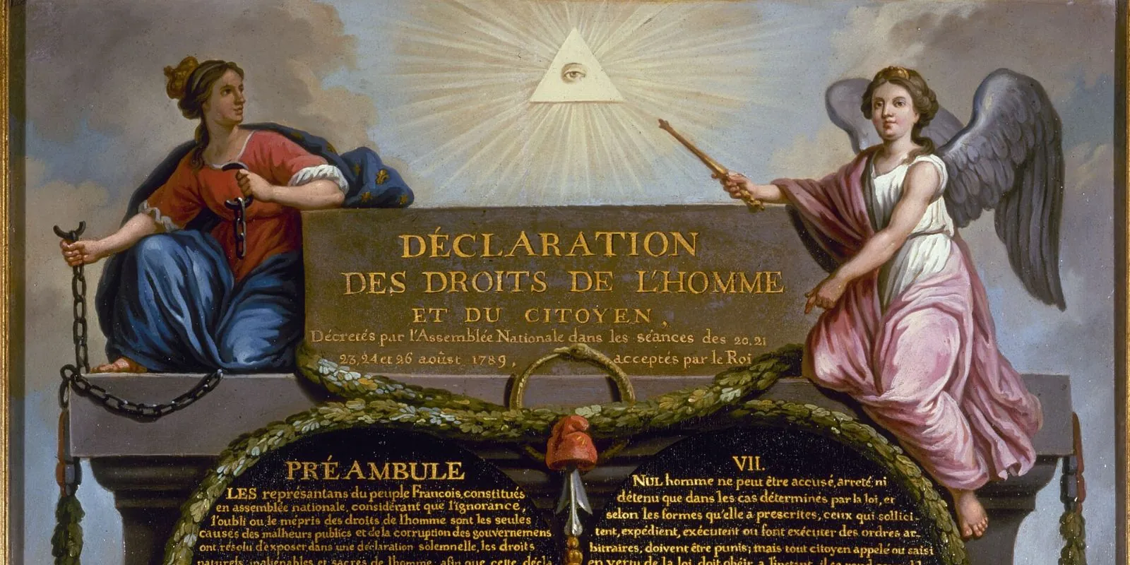 der Ouroboros über die Erklärung der Menschenrechte