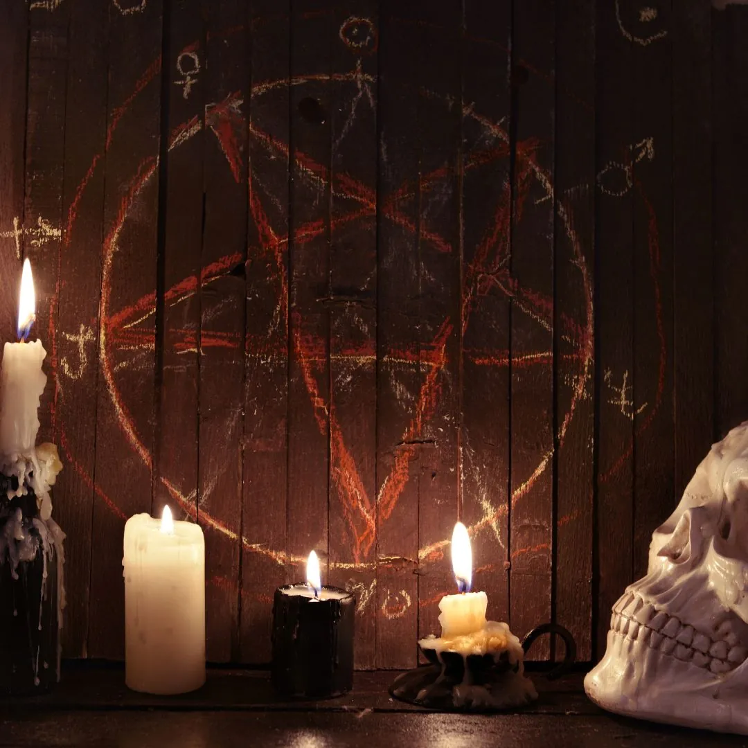 magia negra pentagrama invertido