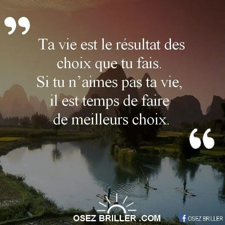 Paysage avec une citation inspirante, symbolisant la connexion à la nature et l'impact des paroles positives sur notre bien-être et notre perception