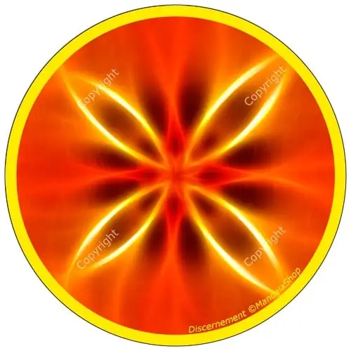 A harmonizing disk of the mandala of discernment, symbolizing energetic balance and mental clarity to make informed choices