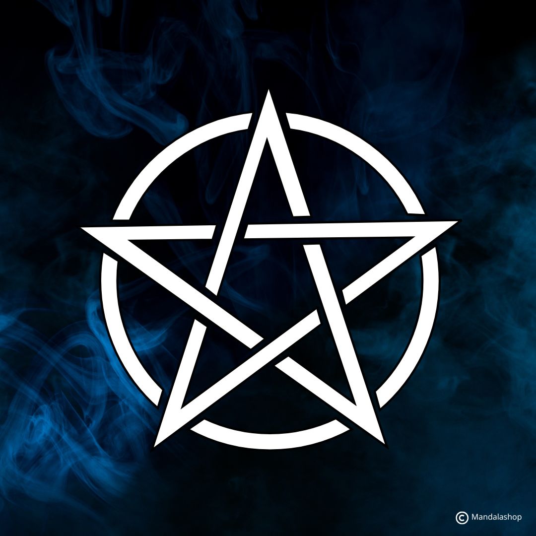 Pentagram, ancient symbol of protection, used in occult practices
